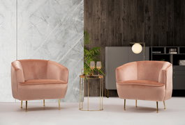Atelier Del Sofa Sillón Orejero Piccoli (Bony) Rosa